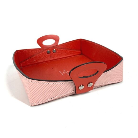 LOUIS VUITTON Epi Vidoposch tray interior accessory case Epi Leather pink/Red - Picture 2 of 16